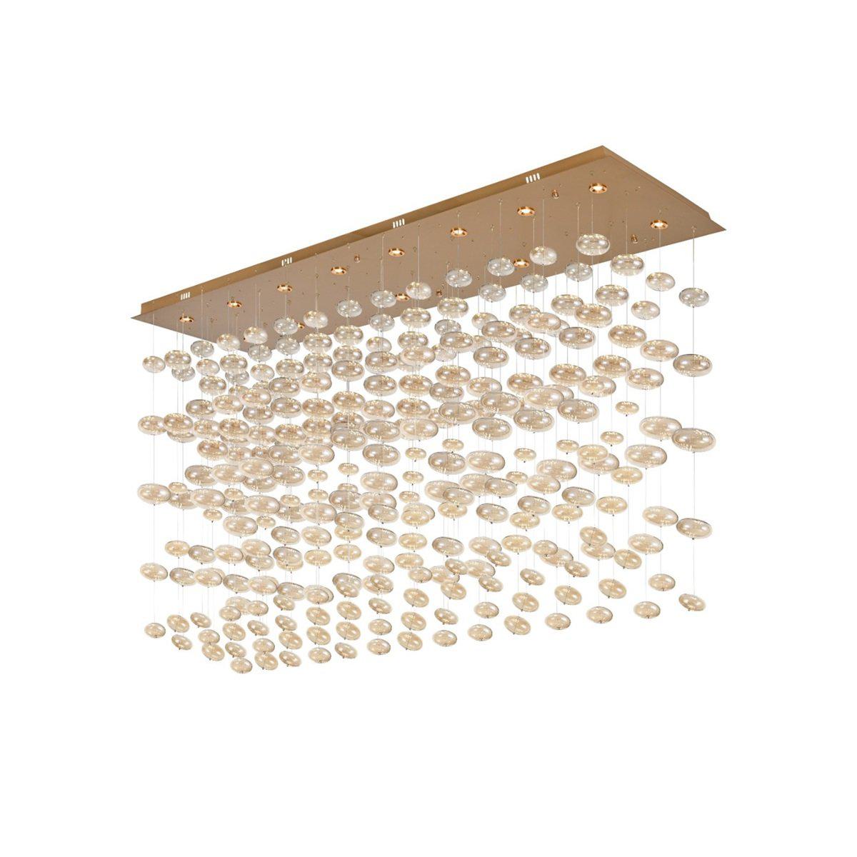 Plafondlamp 160x40x110 Luxora Goud
