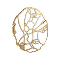 Spiegel java goud lijst 120x120