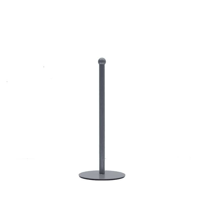 Keukenrolhouder 13x13x33 cm Antiek Grijs Metaal