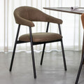 Eetkamerstoel Amaze 54x54x80 cm Moss Micro Suede | Zwart Metaal