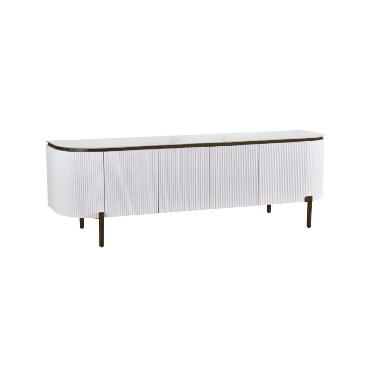 QUA TT WHITE/BLACK 200X50X55 WHITE CERAMIC