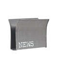 Magazinehouder 35x18x29 cm Antiek Grijs Metaal