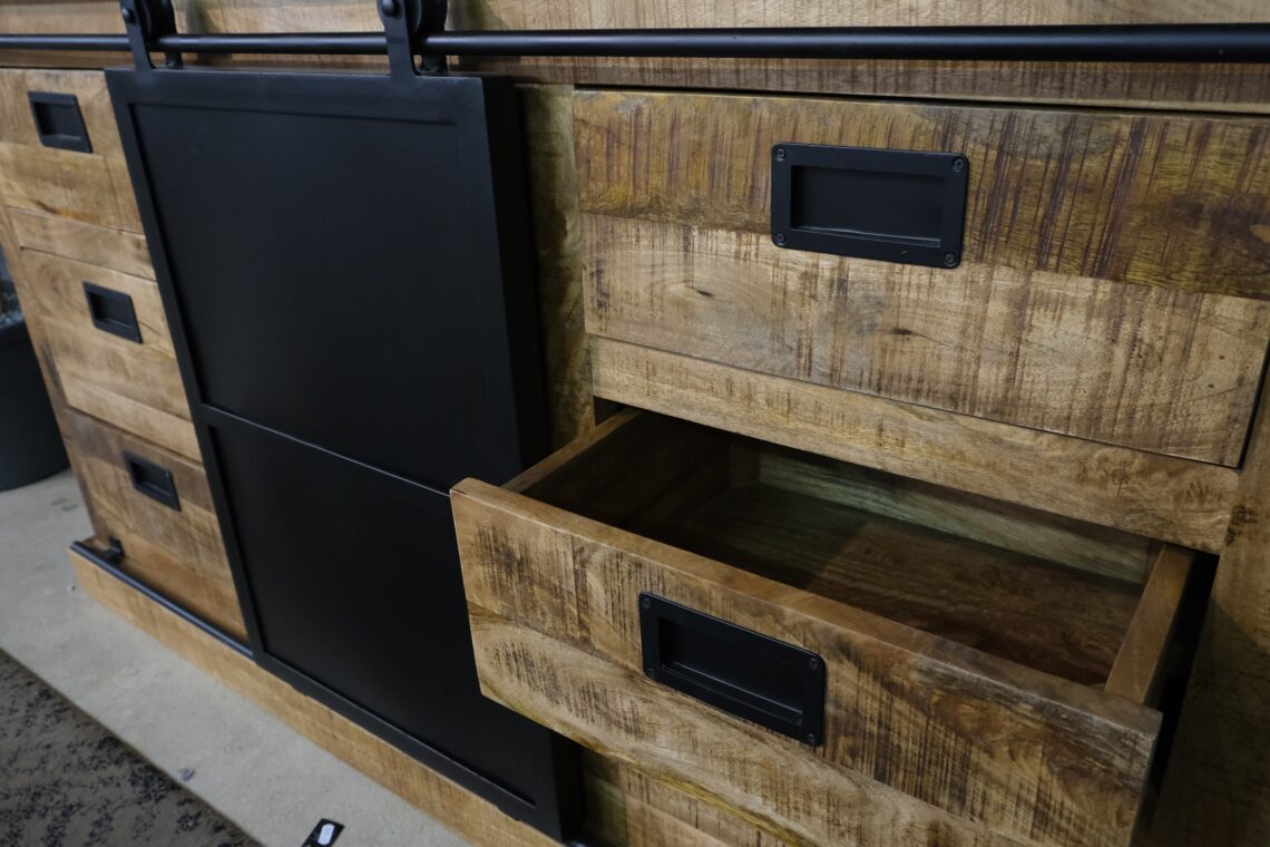 Madrid buffetkast 160cm naturel
