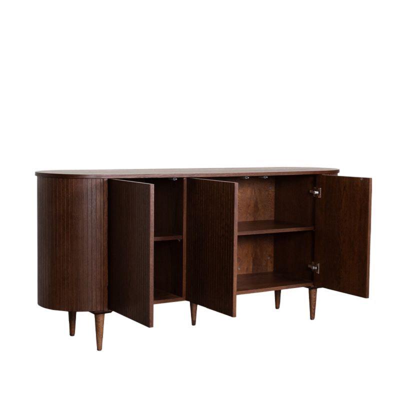 Dressoir Oliva 180x47x85 cm Walnoot Eiken
