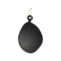 Serveerplank 40x26x2 cm Zwart Mangohout
