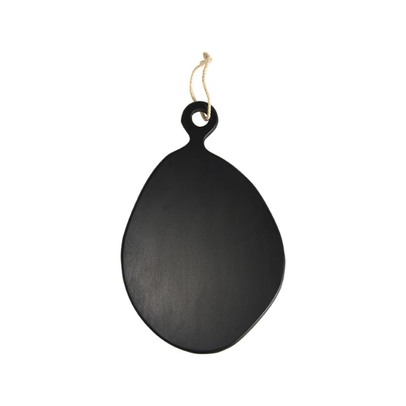 Serveerplank 40x26x2 cm Zwart Mangohout