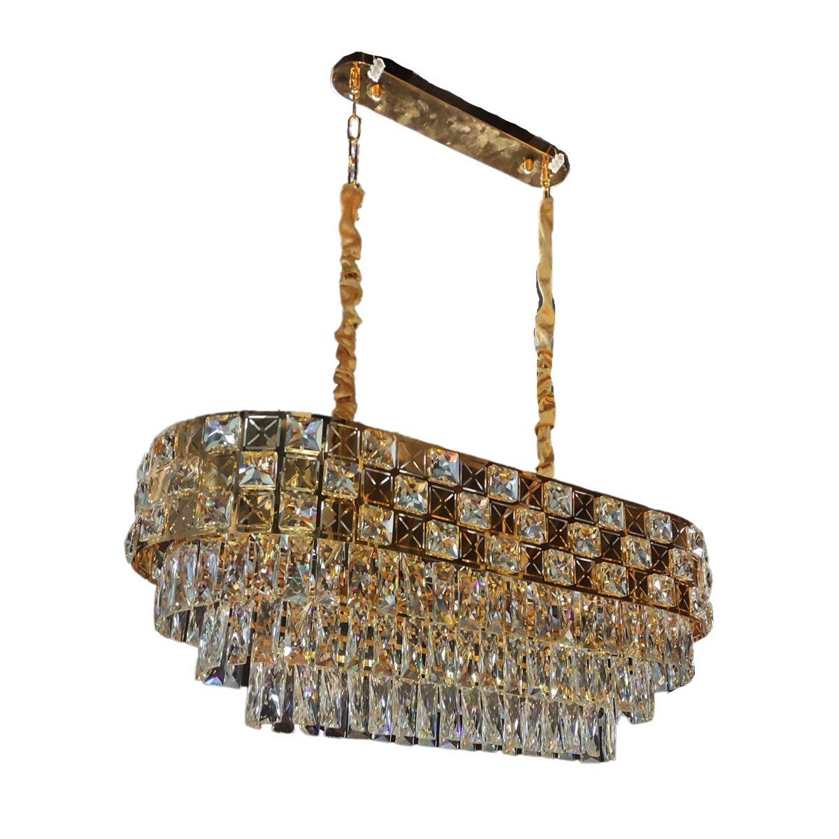 Plafondlamp 85x35 ovaal Aurora Goud