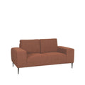 Bank Ferraro 2-Zits 172x88x85 cm - Rust Boucle | Zwart Metaal