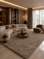 Fluffy Vloerkleed Elora Taupe 160x230 cm