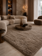 Fluffy Vloerkleed Elora Taupe 160x230 cm