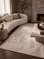 Fluffy Vloerkleed Elora Crème 160x230 cm