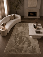 Fluffy Vloerkleed Elora Taupe 160x230 cm