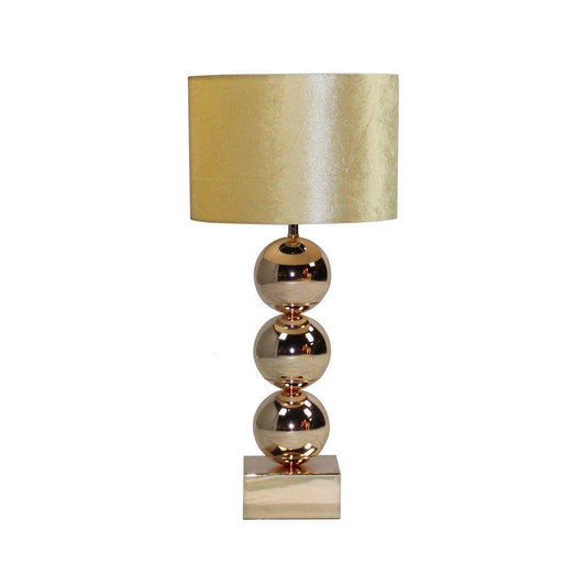 Tafellamp  3 orbs  Astra Goud
