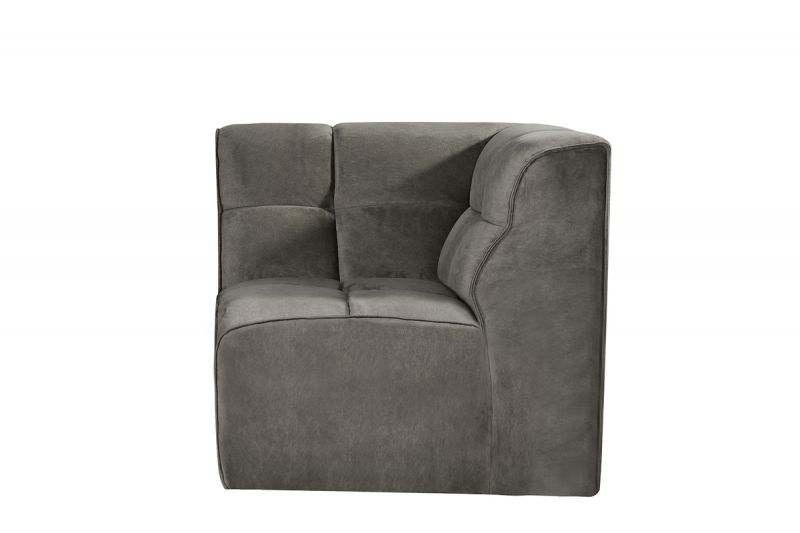 Bank Valentino Hoek 99x99x83 cm - Taupe Cosmo | Zwart Hout