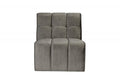 Bank Valentino 1,5-Zits Zonder Arm 73x98x83 cm - Taupe Cosmo | Zwart Hout