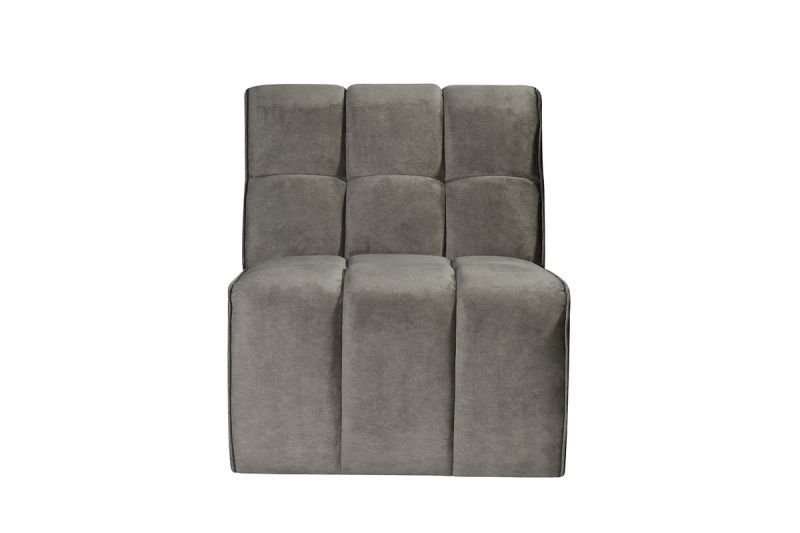 Bank Valentino 1,5-Zits Zonder Arm 73x98x83 cm - Taupe Cosmo | Zwart Hout