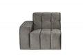Bank Valentino 1,5-Zits Arm Links Voorstaand 100x98x83 cm - Taupe Cosmo | Zwart Hout
