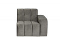 Bank Valentino 1,5-Zits Arm Rechts Voorstaand 100x98x83 cm - Taupe Cosmo | Zwart Hout
