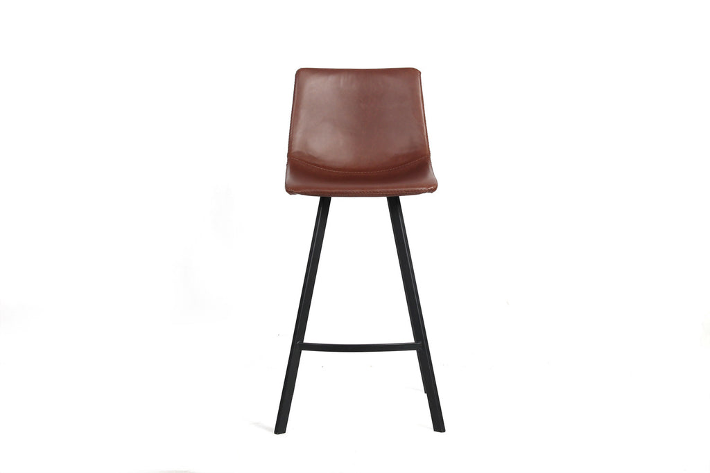 Counterstoel oz PU Bruin