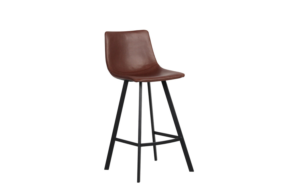 Counterstoel oz PU Bruin