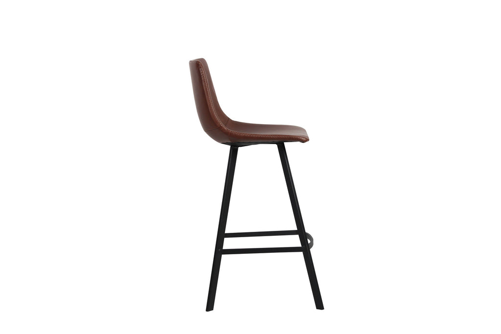 Counterstoel oz PU Bruin