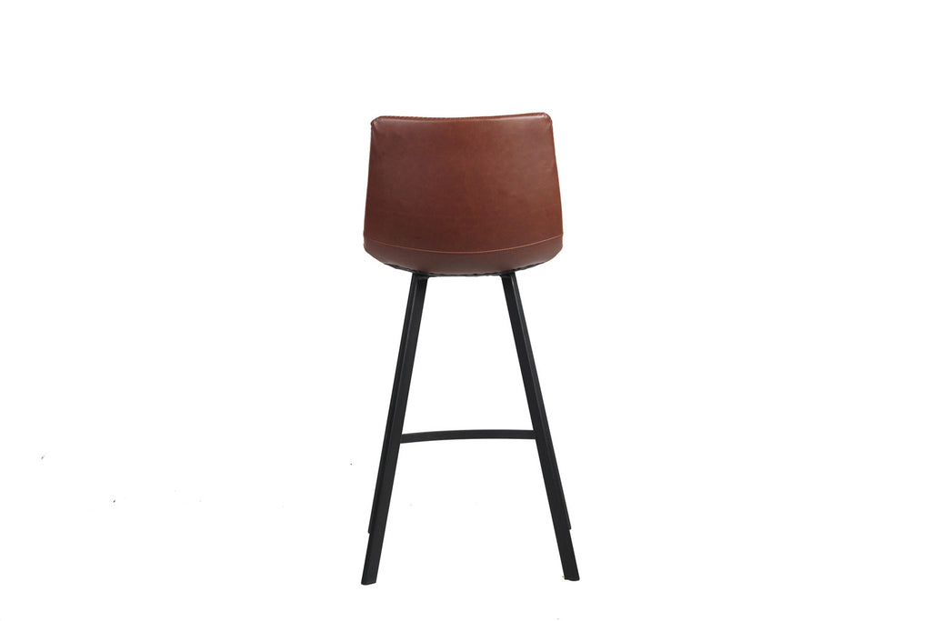 Counterstoel oz PU Bruin
