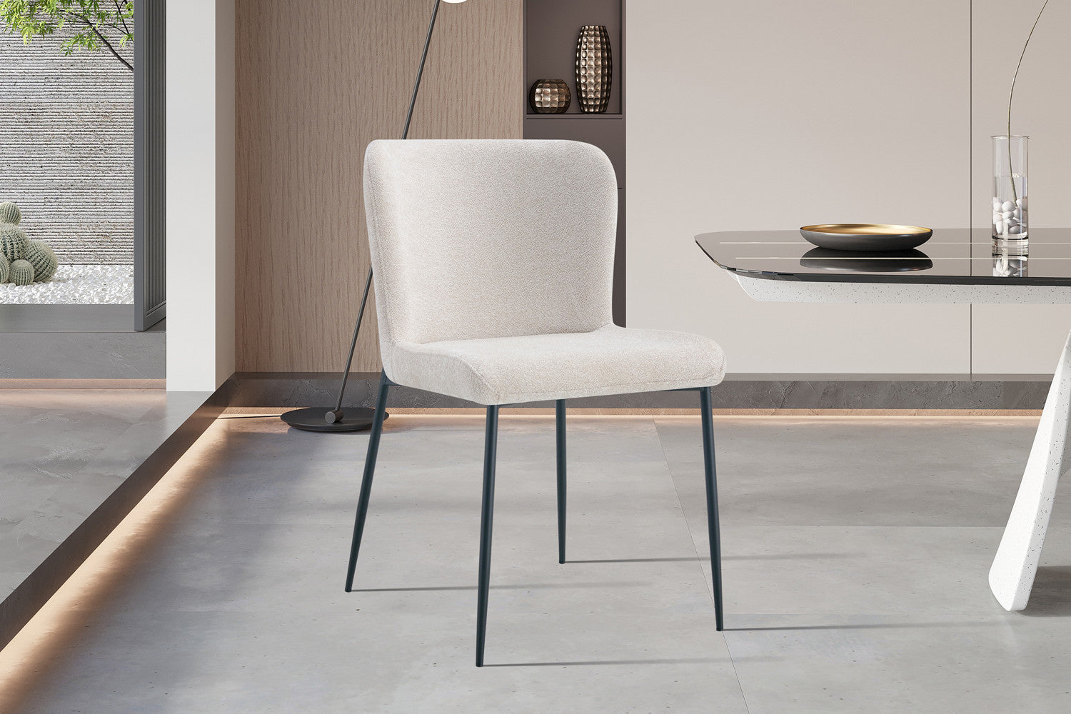Stoel carvino Stof Fabb Raven 24 Beige