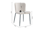 Stoel carvino Stof Fabb Raven 24 Beige