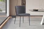 Stoel carvino Stof Fabb Raven 13 Donkergrijs