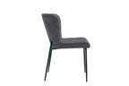 Stoel carvino Stof Fabb Raven 13 Donkergrijs