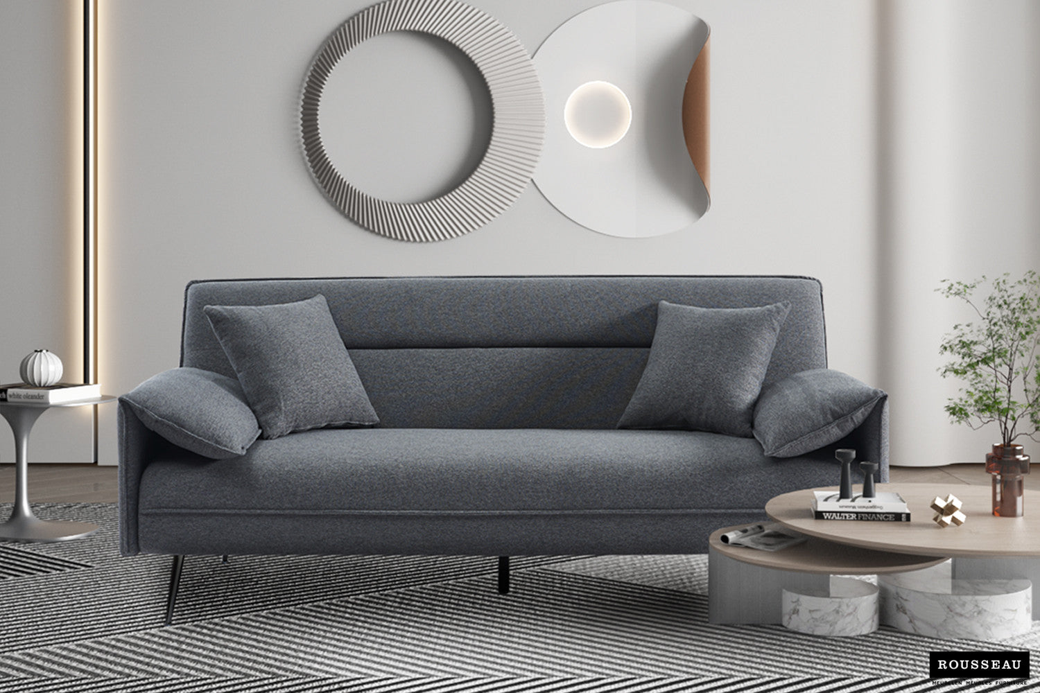 Slaapbank cor Stof Ote Family 22 Grijs