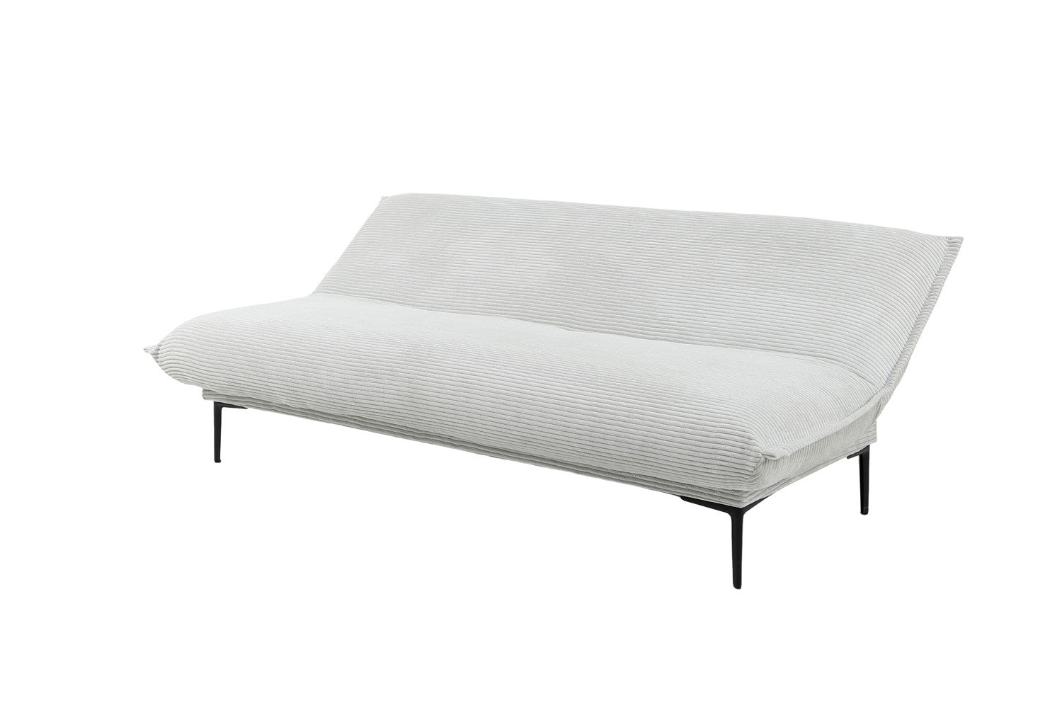 Slaapbank acord Corduroy Lichtgrijs