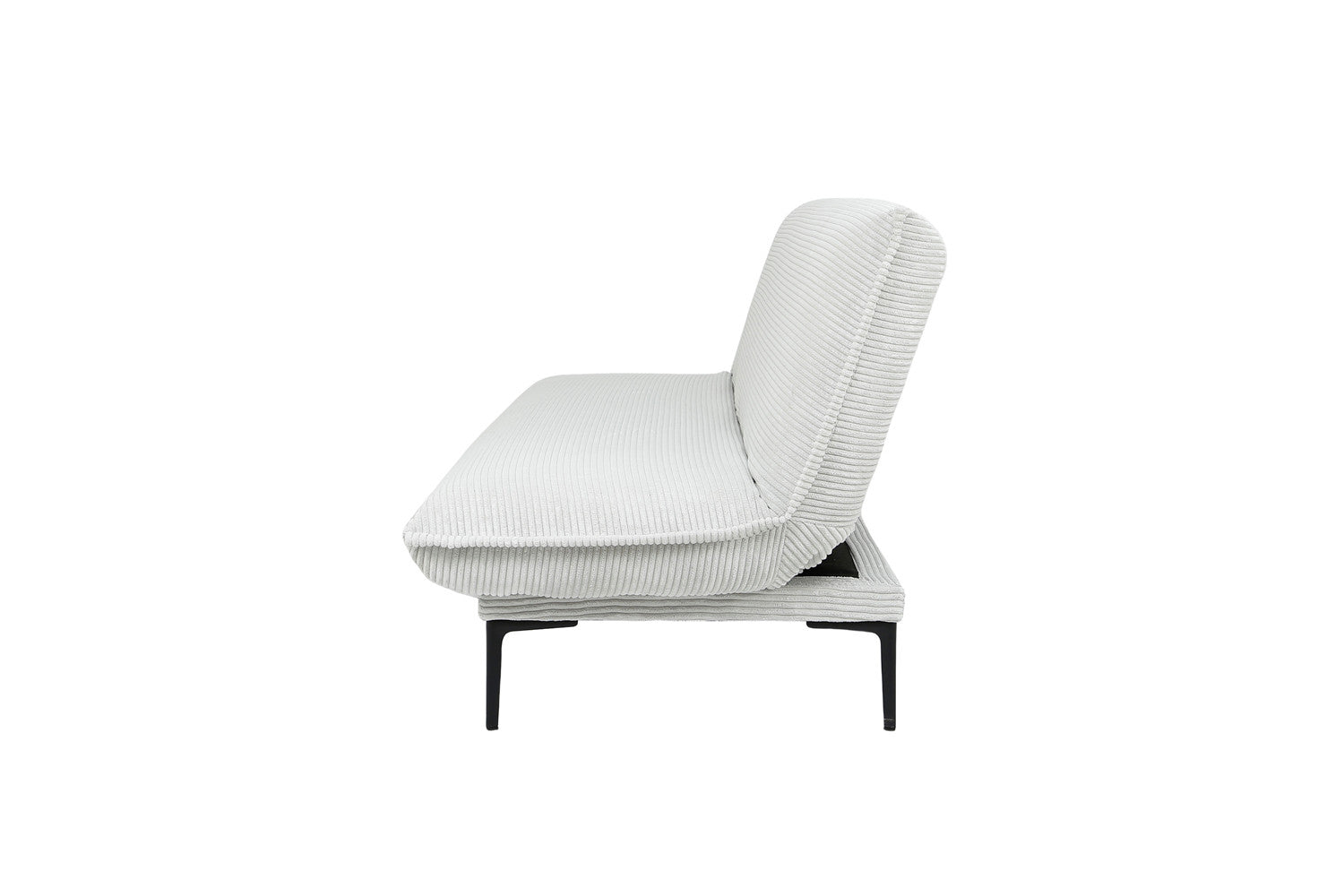 Slaapbank acord Corduroy Lichtgrijs