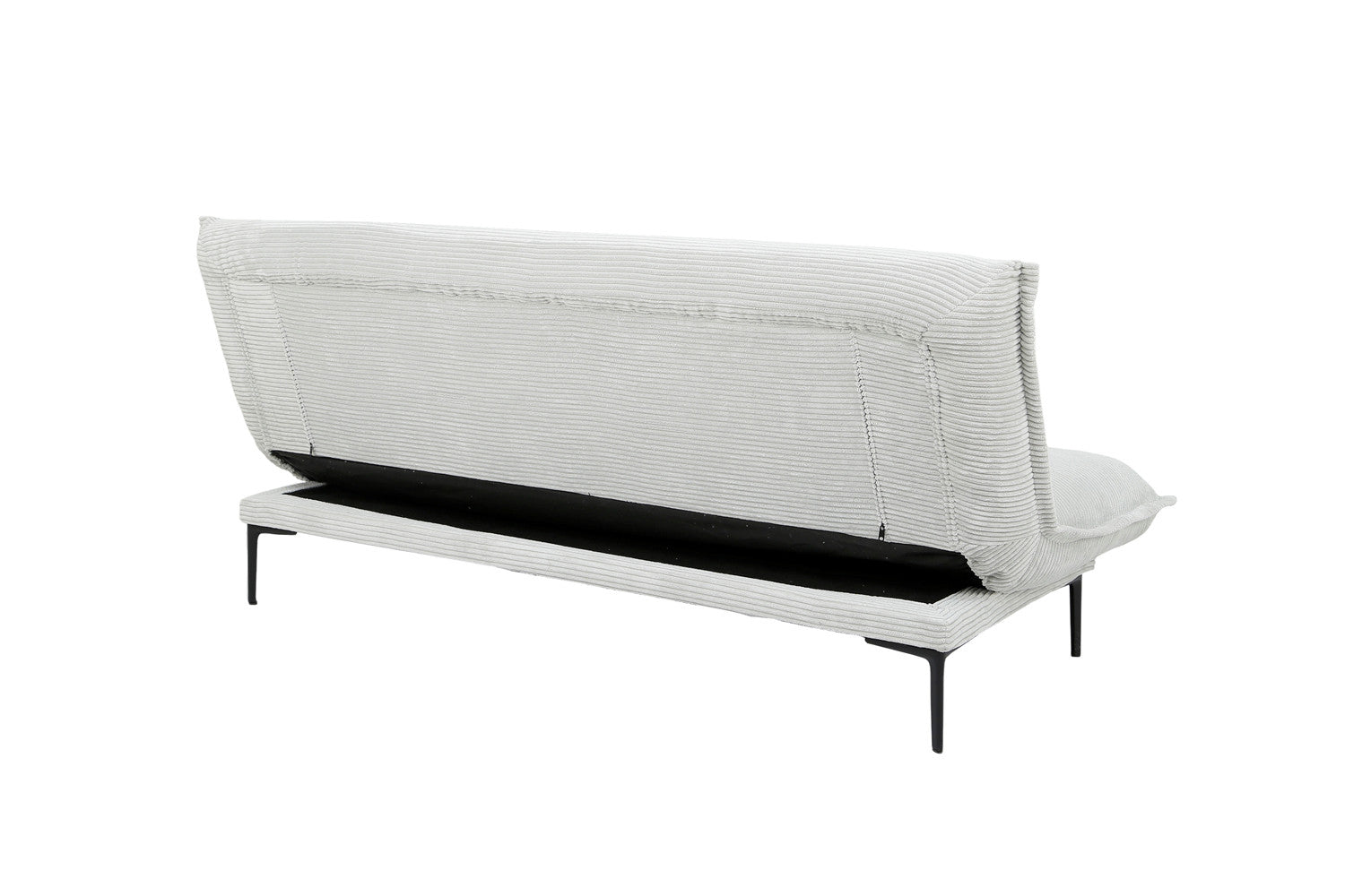 Slaapbank acord Corduroy Lichtgrijs