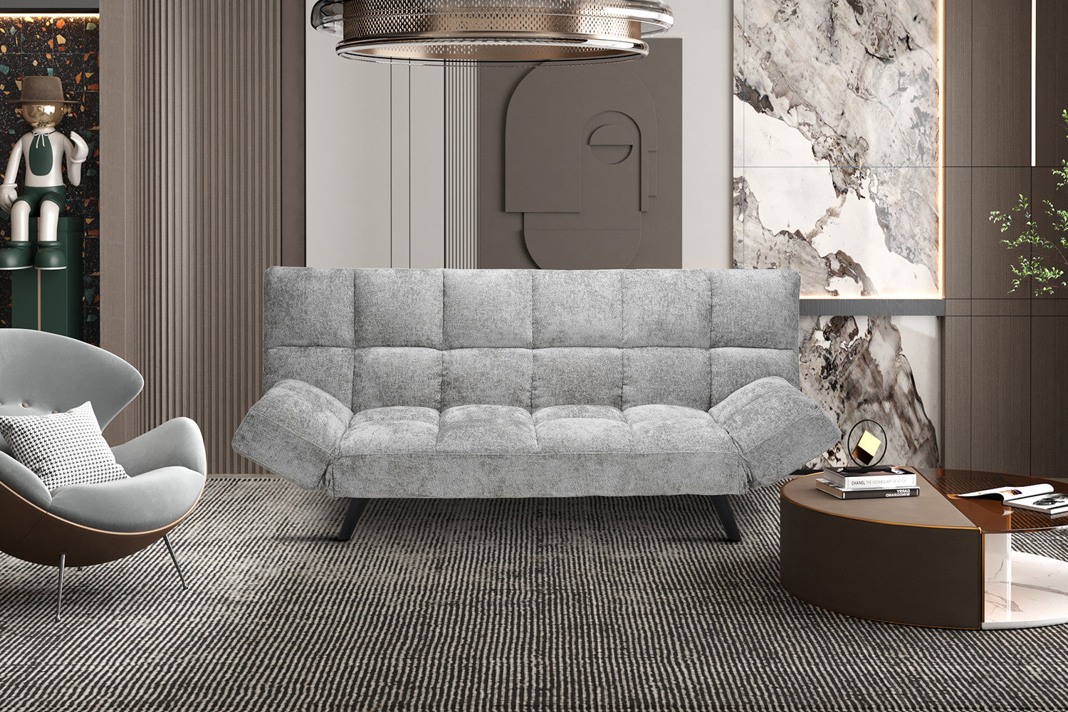 Slaapbank dust Grijs