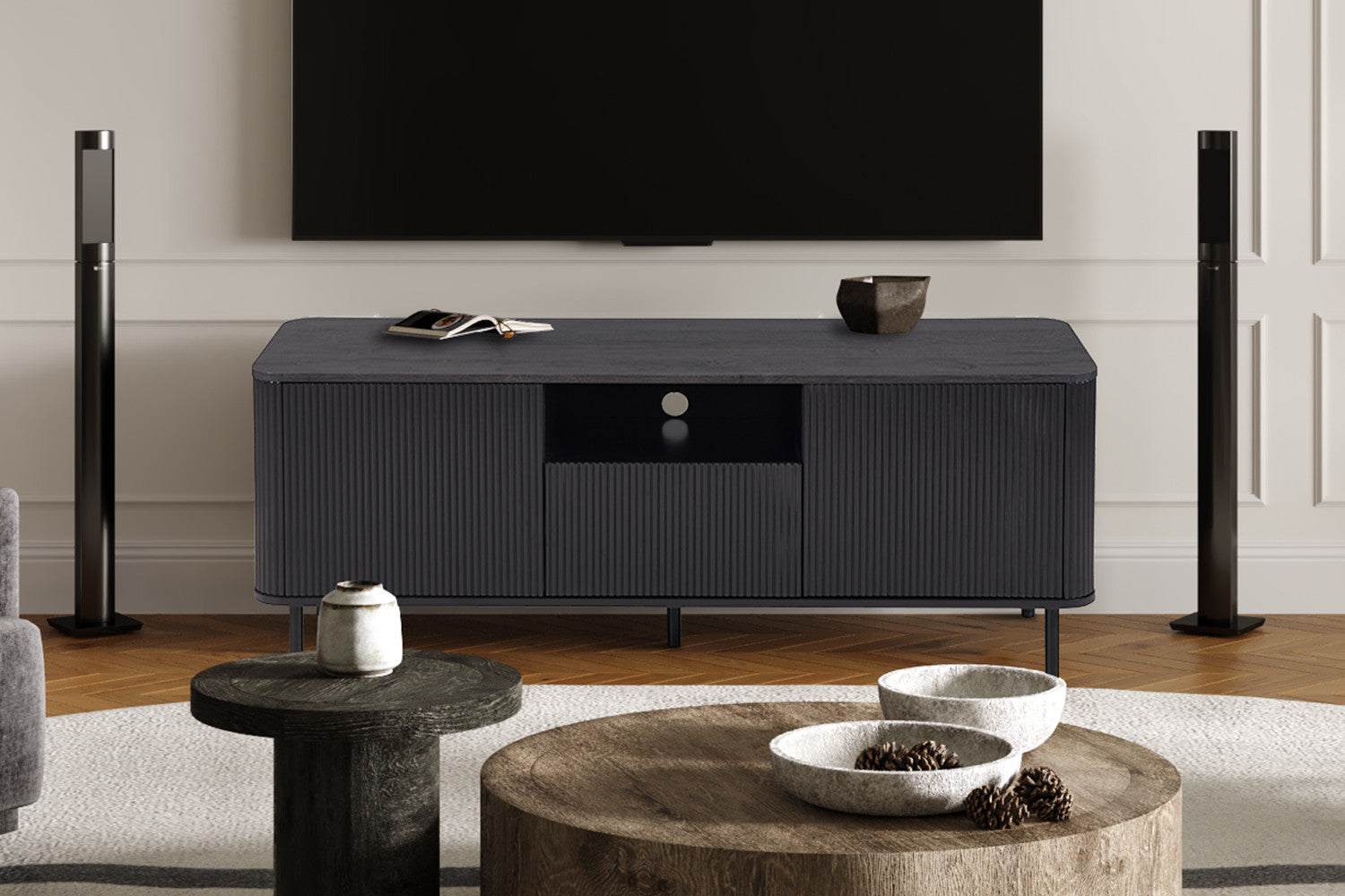 TV meubel cantos 140 cm Decor Donkerbruin