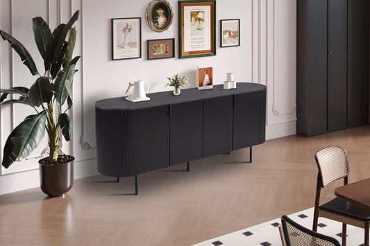 Dressoir costa 200 cm Decor Donkerbruin