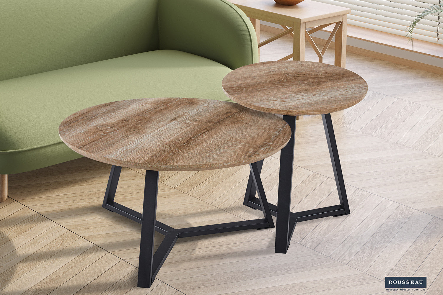 Bijzettafel pento Decor Oude Eik