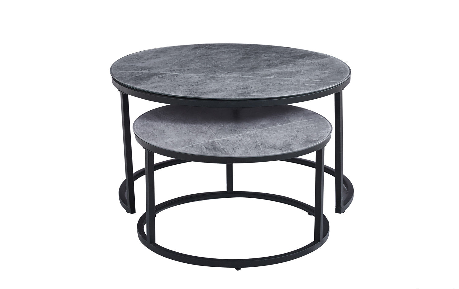 Salontafel sola Decor Glas Steen Grijs