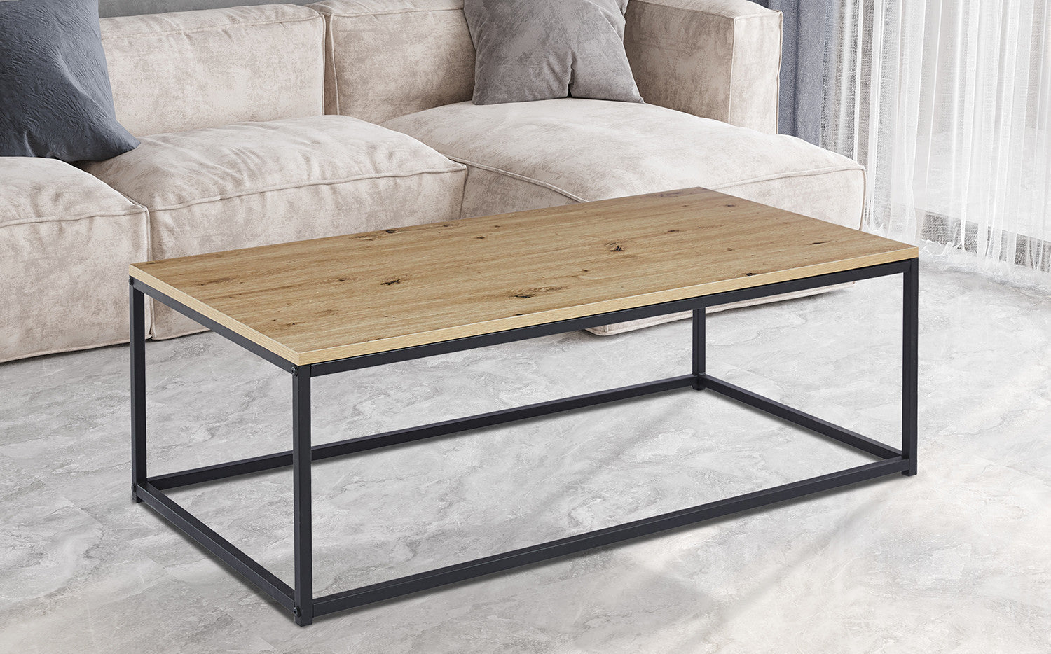 Salontafel yara Decor Oude eik