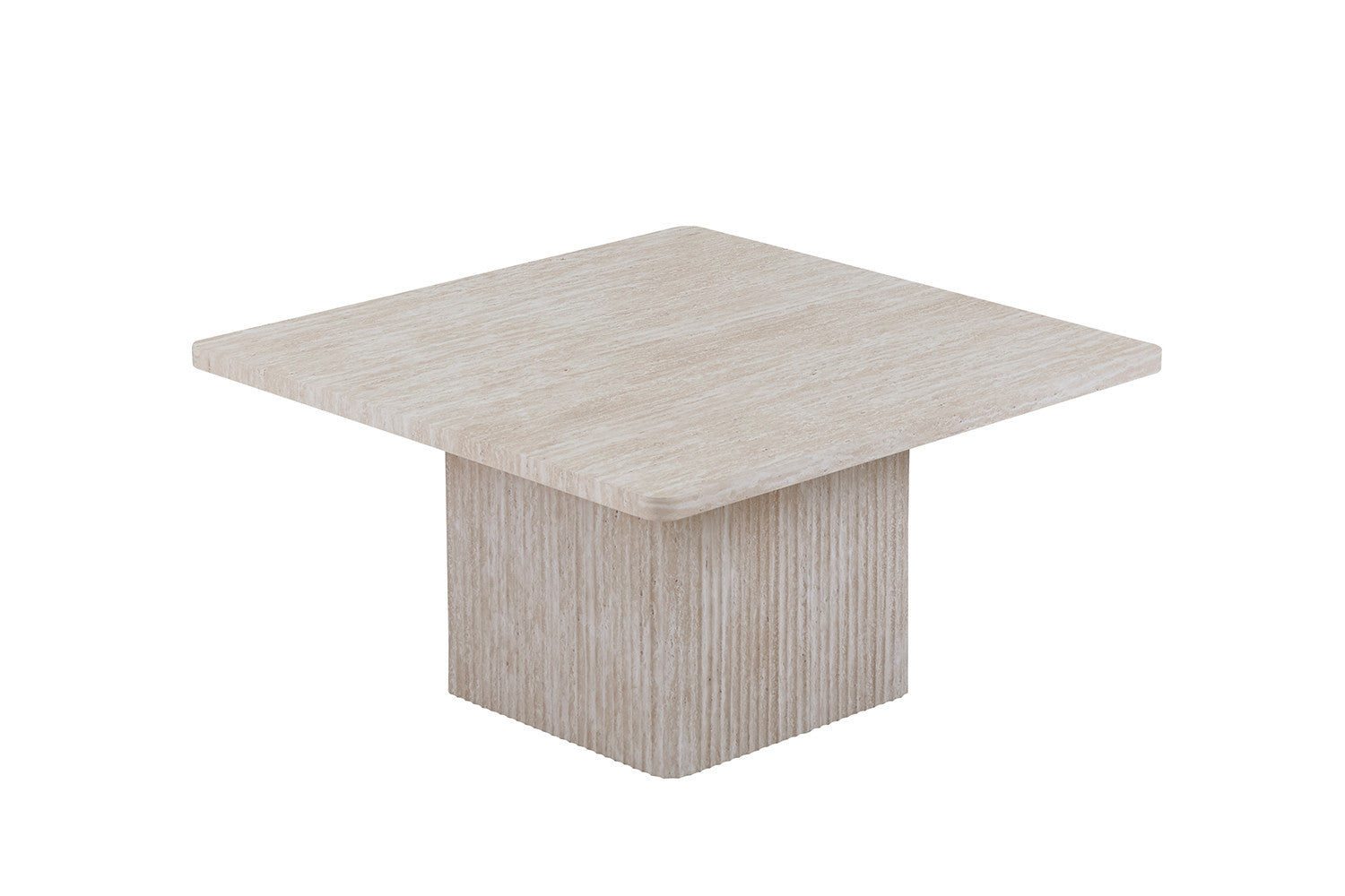 Set van 2 Salontafels tona Decor travertin Beige