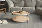 Salontafel melvon 80 cm Decor Oude eik