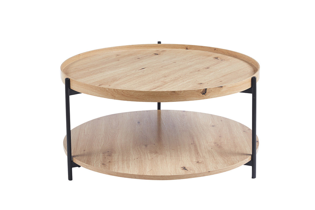 Salontafel melvon 80 cm Decor Oude eik
