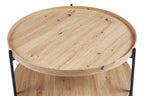 Salontafel melvon 80 cm Decor Oude eik