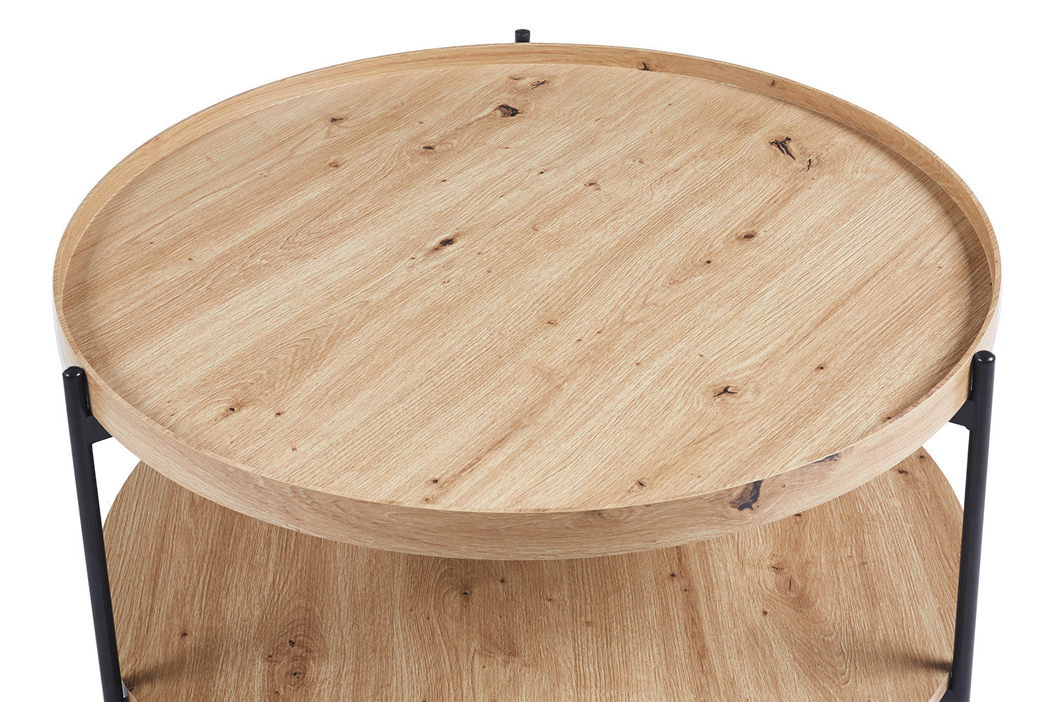 Salontafel melvon 80 cm Decor Oude eik