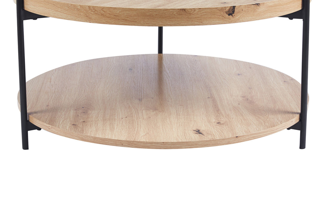 Salontafel melvon 80 cm Decor Oude eik