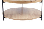 Salontafel melvon 80 cm Decor Oude eik