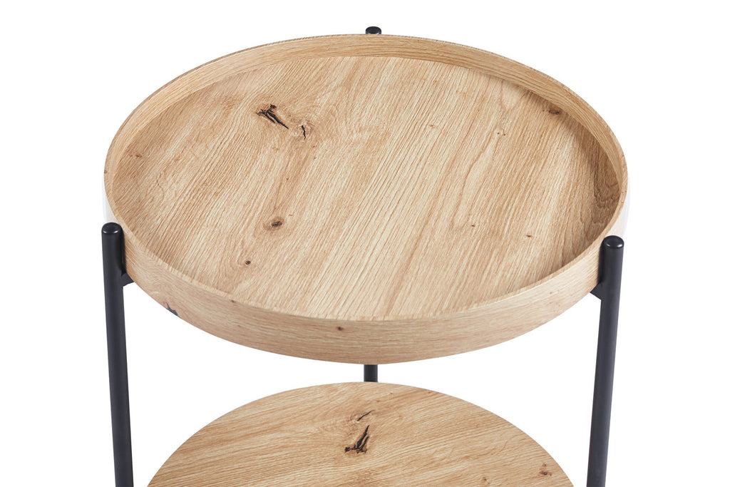 Salontafel melvon 45 cm Decor Oude eik