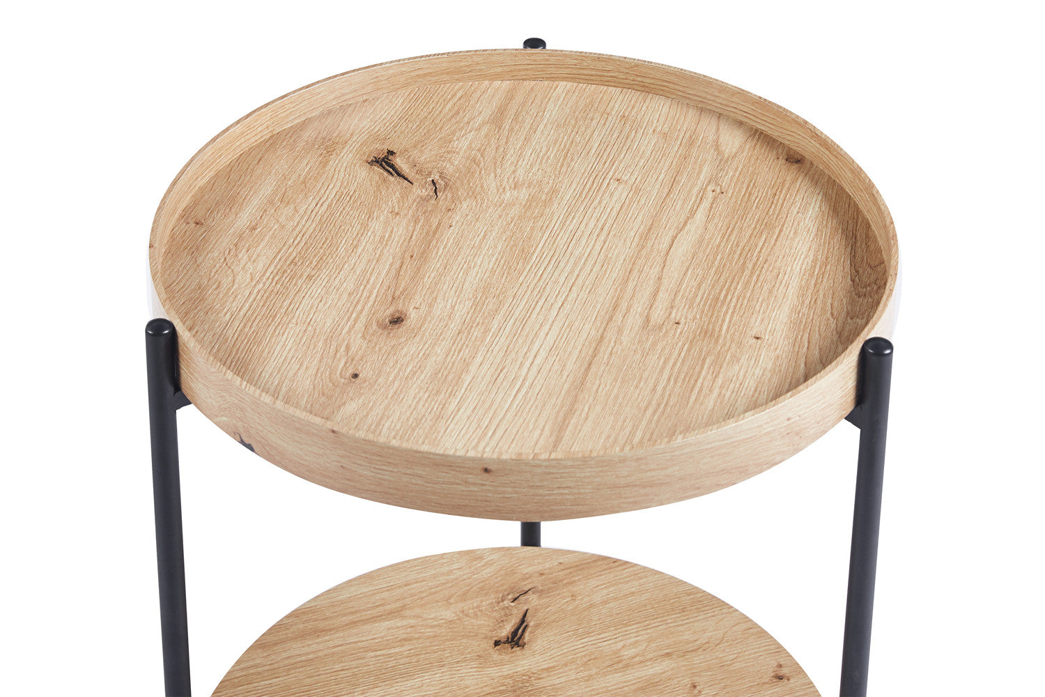 Salontafel melvon 45 cm Decor Oude eik