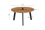 Set van 2 Salontafels tavi Decor Mango
